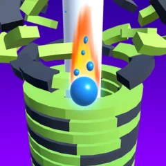 تحميل لعبة Drop Stack Ball مهكرة 2025 للأندرويد APK مجاناً